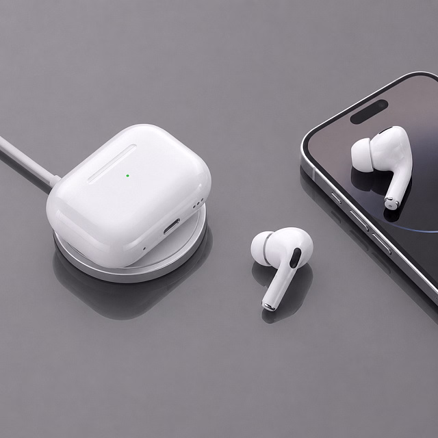 Беспроводные наушники с микрофоном Air Nova 2, TWS, BT5.4, 300 мАч, QI, белый, Deppa