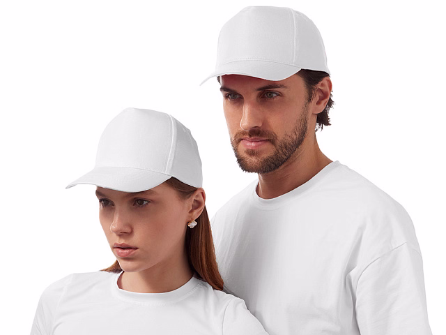 Бейсболка Poly 5-ти панельная 120 гр, белый (P) Бейсболка Poly 5-ти панельная 120 гр, белый (P)