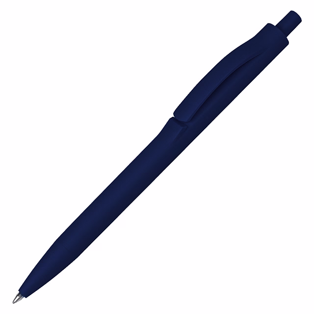 Ручка шариковая IGLA SOFT, пластиковая, софт-тач, темно-синяя Ручка шариковая IGLA SOFT, пластиковая, софт-тач, темно-синяя