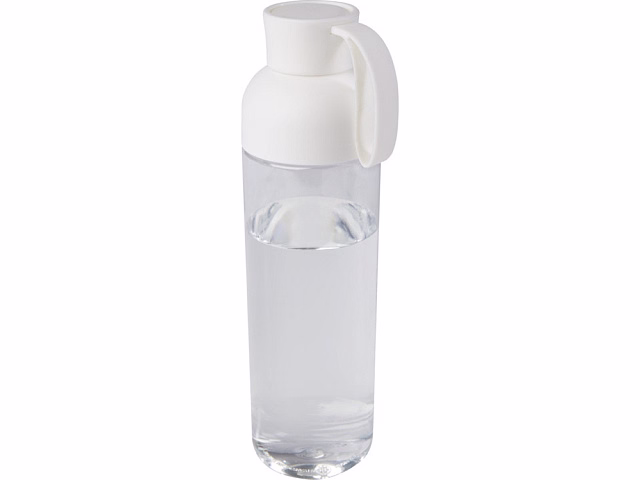 Illuminate бутылка для воды из переработанного PET-пластика, объемом 600 мл - Белый Illuminate бутылка для воды из переработанного PET-пластика, объемом 600 мл - Белый