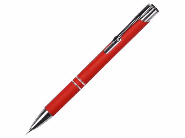 Механический карандаш Legend Pencil софт-тач 0.5 мм, красный Механический карандаш Legend Pencil софт-тач 0.5 мм, красный