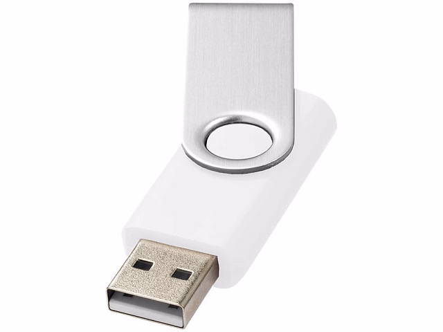 USB-флешка на 16 Гб Rotate Basic, белый