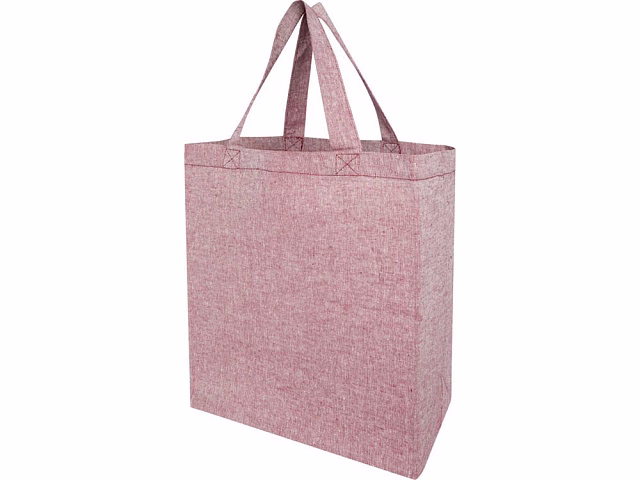 Pheebs, эко-сумка из переработанного хлопка, плотность 150 г/м², heather maroon Pheebs, эко-сумка из переработанного хлопка, плотность 150 г/м², heather maroon