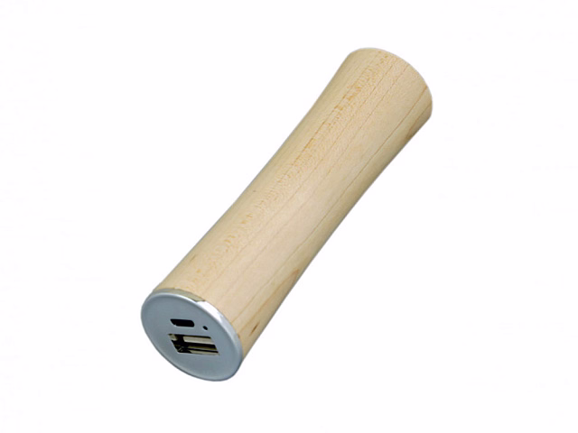 PB_wood2 Универсальное зарядное устройство power bank круглой формы. 2200MAH. Белый PB_wood2 Универсальное зарядное устройство power bank круглой формы. 2200MAH. Белый
