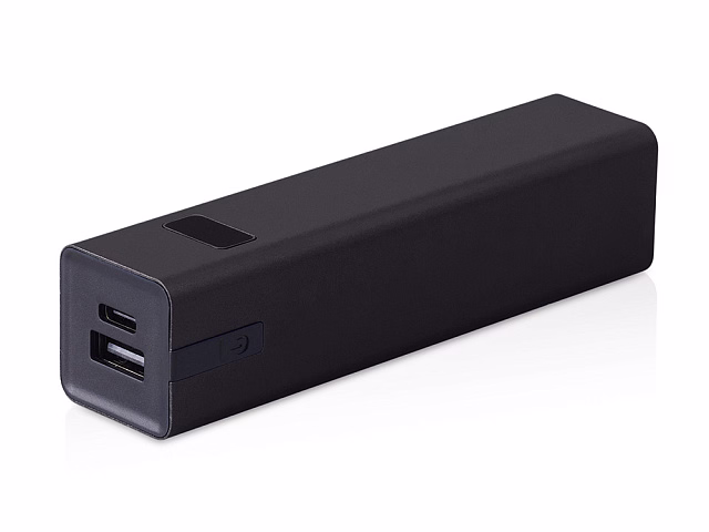 Внешний аккумулятор Rail, 5000 mAh, черный Внешний аккумулятор Rail, 5000 mAh, черный