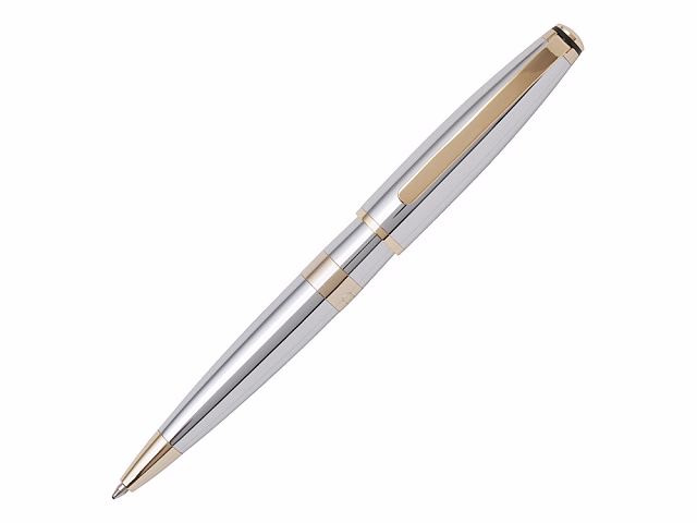 Шариковая авторучка Bicolore Chrome, серебристый/золотистый (Р) Шариковая авторучка Bicolore Chrome, серебристый/золотистый (Р)