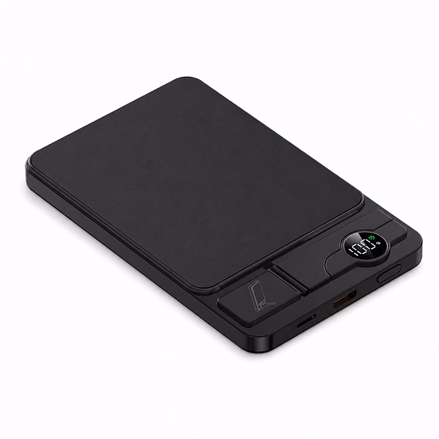 Внешний аккумулятор c беспроводной зарядкой Superb, 5000 mAh, черный