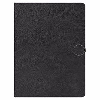 Ежедневник Alfa Omega Mocca Business Edition B5, в твердой обложке, с магнитной застежкой, черный, в подарочной коробке