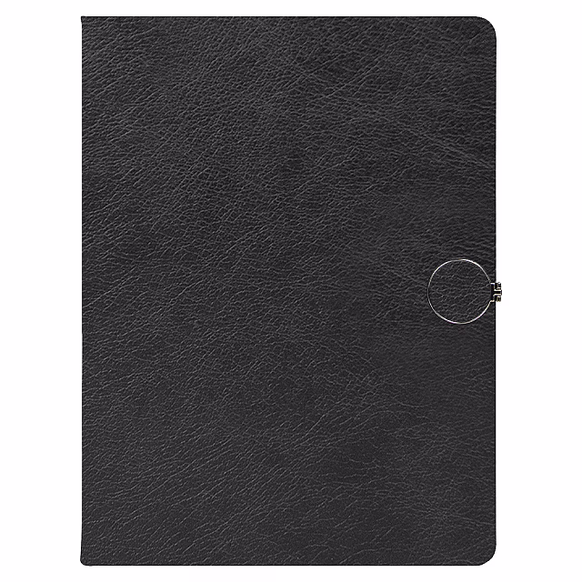 Ежедневник Alfa Omega Mocca Business Edition B5, в твердой обложке, с магнитной застежкой, черный, в подарочной коробке
