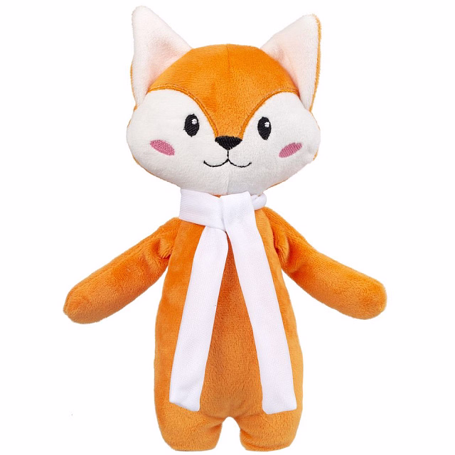 Мягкая игрушка Beastie Toys, лисенок с белым шарфом Мягкая игрушка Beastie Toys, лисенок с белым шарфом
