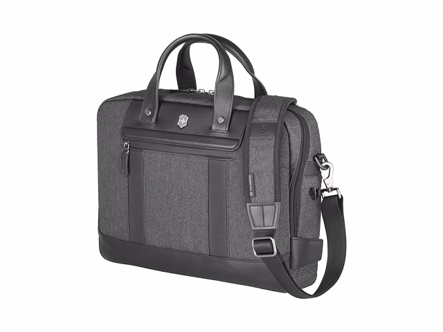 Портфель VICTORINOX Architecture Urban2 15 Briefcase 15'', серый, полиэстер/кожа, 42x13x31 см, 16 л Портфель VICTORINOX Architecture Urban2 15 Briefcase 15'', серый, полиэстер/кожа, 42x13x31 см, 16 л