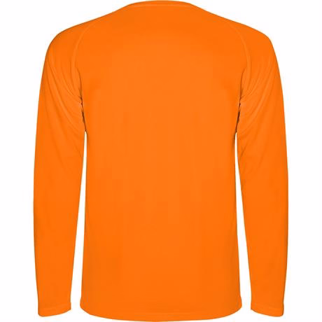 Спортивная футболка MONTECARLO L/S мужская, ФЛУОРЕСЦЕНТНЫЙ ОРАНЖЕВЫЙ XL