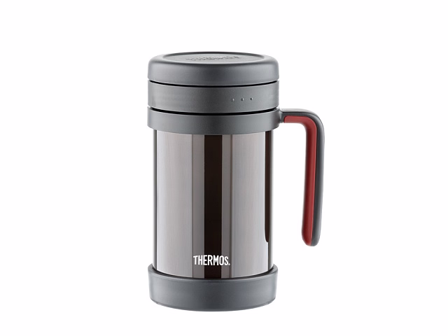 Термос из нерж. стали с ситом тм THERMOS TCMF-501, черный Термос из нерж. стали с ситом тм THERMOS TCMF-501, черный