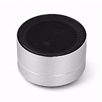 Беспроводная Bluetooth колонка MuzOn, серебристая