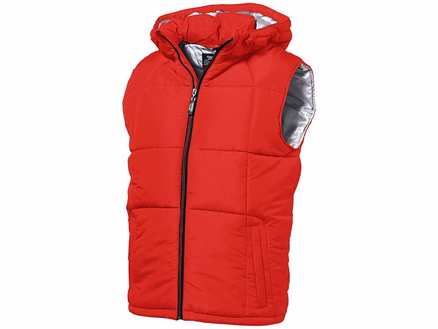 Жилет мужской, Slazenger, красный/белый Жилет мужской, Slazenger, красный/белый