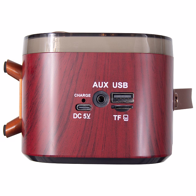 Ретро радио в стиле радиолы, диапазон частот  AM FM SW, USB, Bluetooth, Heritage Memories, со светодиодной подсветкой, цвет коричневый