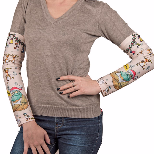 Рукава Tattoo, белый, 100% полиэстер , размер: 12×42×8 см Рукава Tattoo, белый, 100% полиэстер , размер: 12×42×8 см