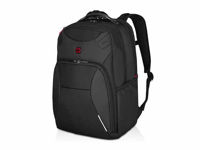 Рюкзак WENGER Cosmic 17, чёрный, переработанный ПЭТ/ПВХ/полиэстер, 34 x 23 x 49 см, 30 л Рюкзак WENGER Cosmic 17, чёрный, переработанный ПЭТ/ПВХ/полиэстер, 34 x 23 x 49 см, 30 л
