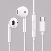 Стереогарнитура Stereo Air Type-C, белый, Deppa