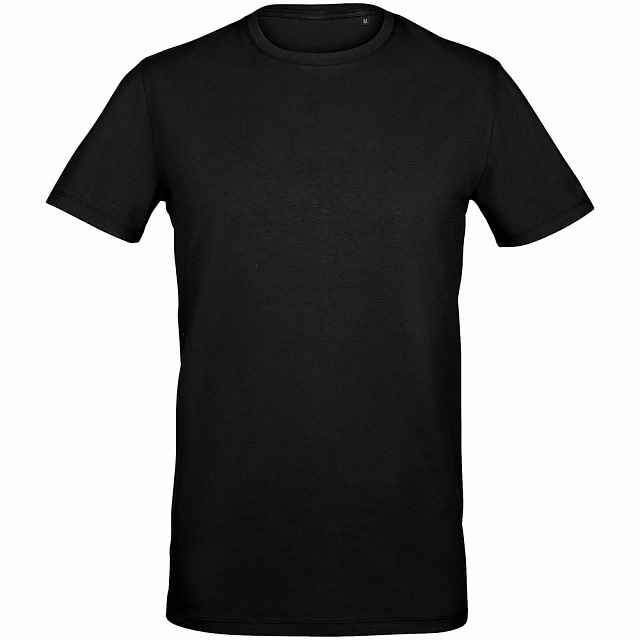 Футболка мужская Millenium Stretch Men, черная Футболка мужская Millenium Stretch Men, черная