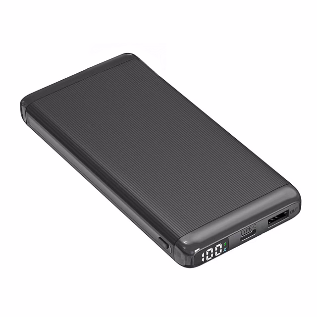 Внешний аккумулятор Orvex c быстрой зарядкой (до 22,5W), 10000 mAh, черный