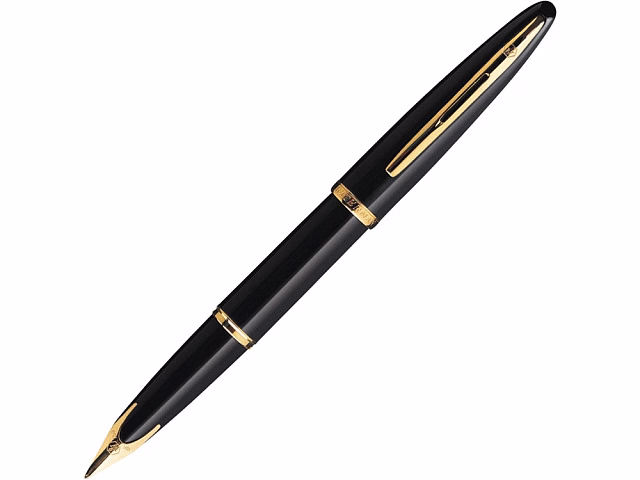 Ручка перьевая Waterman Carene Black Sea GT F, черный/золотистый Ручка перьевая Waterman Carene Black Sea GT F, черный/золотистый