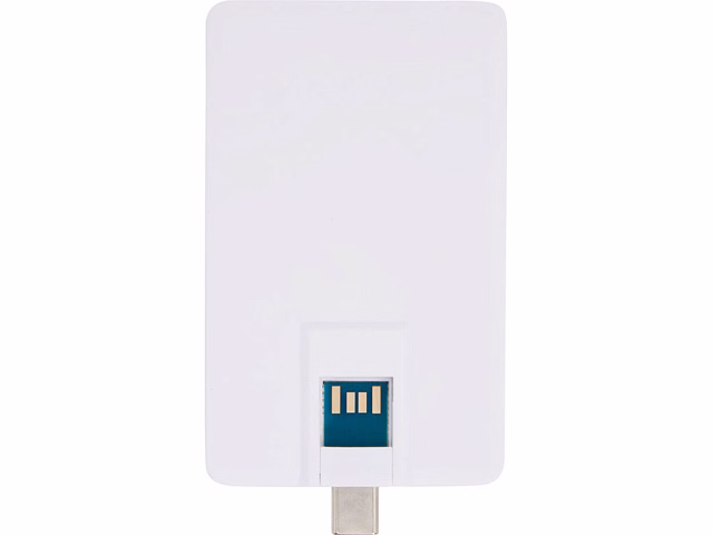 Duo Slim USB-накопитель емкостью 64ГБ и разъемами Type-C и USB-A 3.0, белый