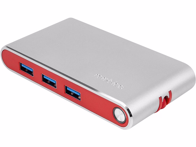 Хаб USB Rombica Type-C Hermes Red (Р)