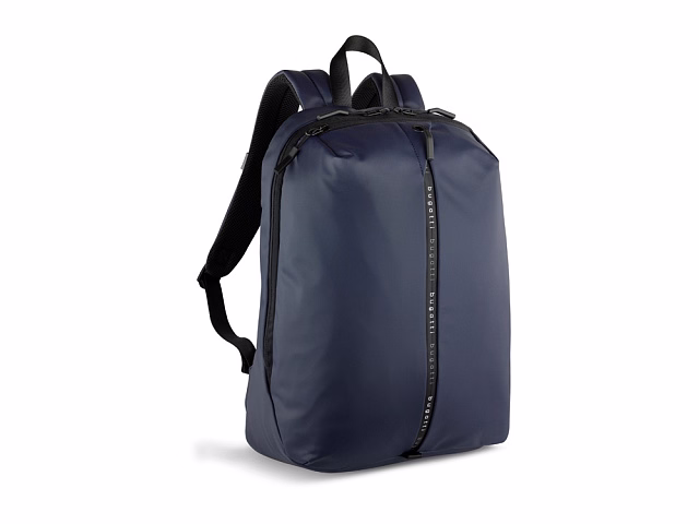 Рюкзак BUGATTI Blanc 15'', синий, тарпаулин/полиэстер, 32х15,5х45 см Рюкзак BUGATTI Blanc 15'', синий, тарпаулин/полиэстер, 32х15,5х45 см