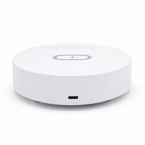 Часы с беспроводной зарядкой Dovel 3в1, белый