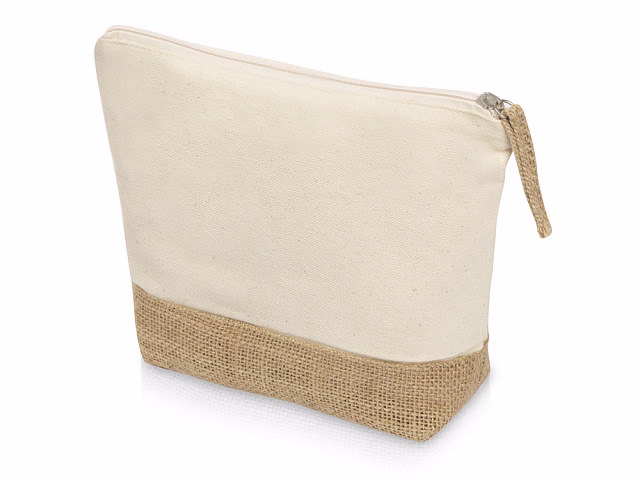 Косметичка Jute из хлопка и джута, натуральный Косметичка Jute из хлопка и джута, натуральный
