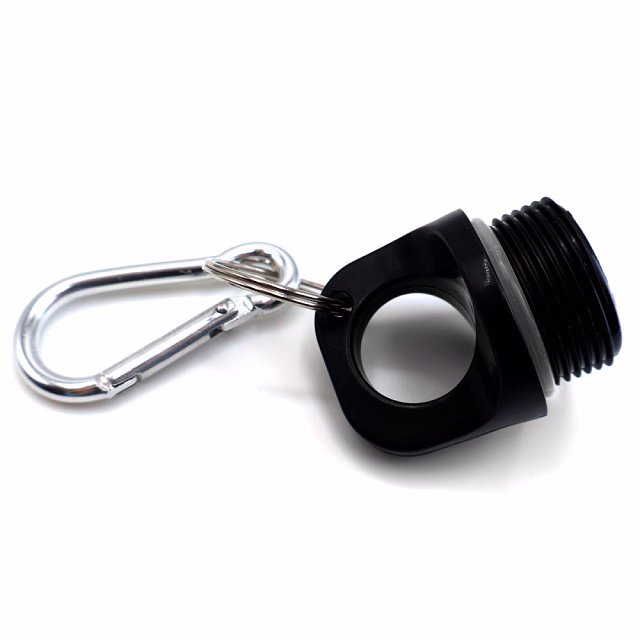 Бутылка пластиковая для воды Clipster, чёрный