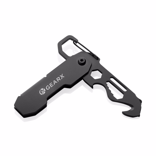 Мультитул GearX с карабином и открывалкой для посылок Мультитул GearX с карабином и открывалкой для посылок