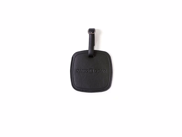 Бирка для багажа SWISSGEAR, ПВХ, 10,5 x 0,4 x 10,5 см, черный Бирка для багажа SWISSGEAR, ПВХ, 10,5 x 0,4 x 10,5 см, черный