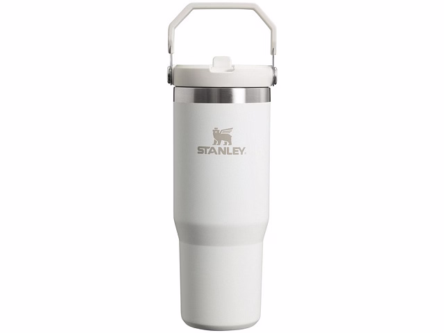 Stanley 890 мл IceFlow™ стакан с откидной соломинкой - Матовый белый Stanley 890 мл IceFlow™ стакан с откидной соломинкой - Матовый белый