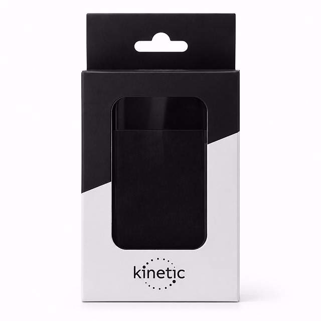 Внешний аккумулятор в металлическом корпусе Apria, 10000 mAh, черный