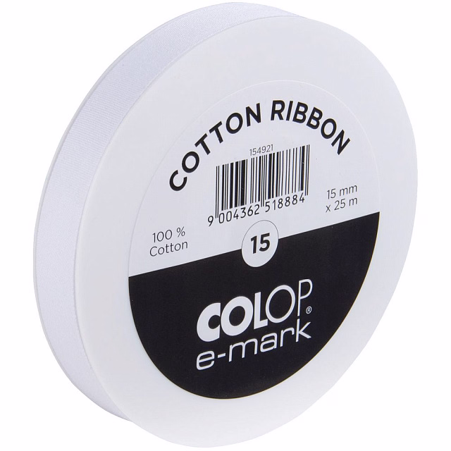 Лента Colop E-mark 15, белая Лента Colop E-mark 15, белая