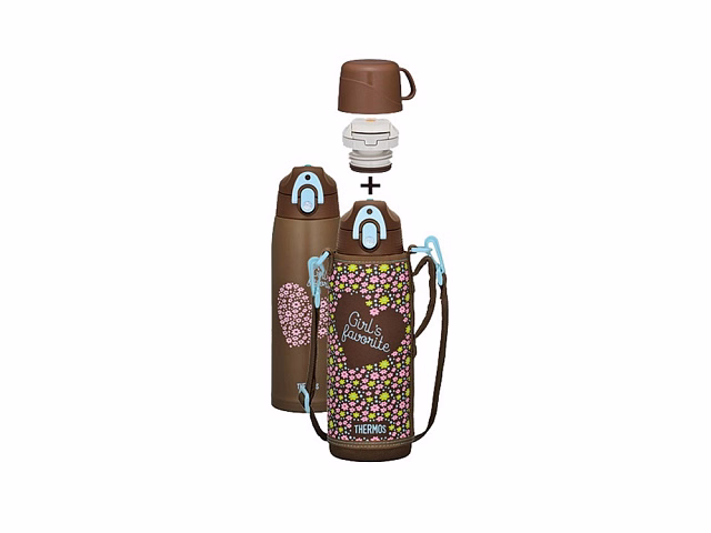 Термос из нерж. стали тм THERMOS FFR-1004 WF 1L, коричневый Термос из нерж. стали тм THERMOS FFR-1004 WF 1L, коричневый