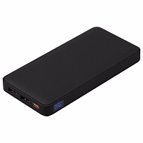 Набор подарочный Solution Prestige Yota Trio (Ежедневник Flexy Latte Soft Touch Black Edition Color А5, Внешний аккумулятор (powerbank) «WeCharge Soft Touch», Ручка Grand Attashe металлическая,) в подарочный коробке, черный