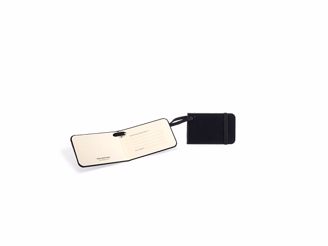Ярлык для багажа Moleskine Luggage Tag, черный Ярлык для багажа Moleskine Luggage Tag, черный