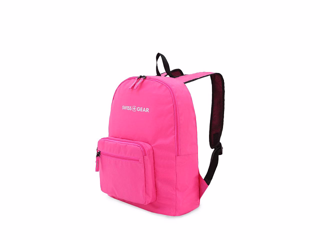 Рюкзак SWISSGEAR складной, полиэстер, 33,5х15,5x40 см, 21 л, розовый Рюкзак SWISSGEAR складной, полиэстер, 33,5х15,5x40 см, 21 л, розовый