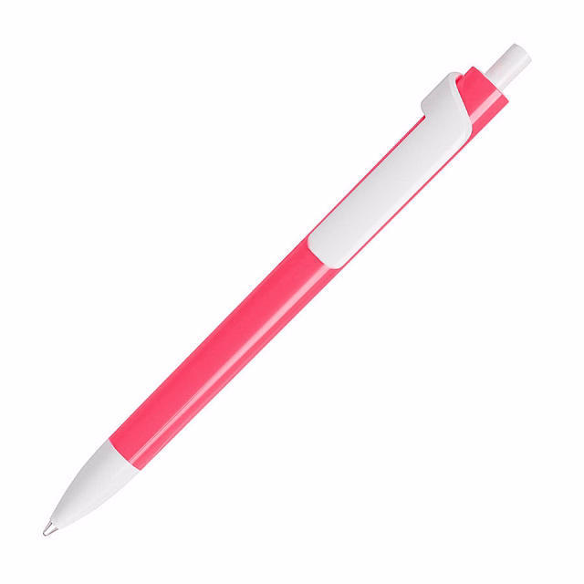 FORTE NEON, ручка шариковая, неоновый красный/белый, пластик FORTE NEON, ручка шариковая, неоновый красный/белый, пластик
