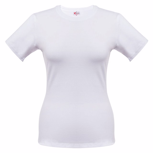 Футболка женская T-bolka Stretch Lady, белая Футболка женская T-bolka Stretch Lady, белая