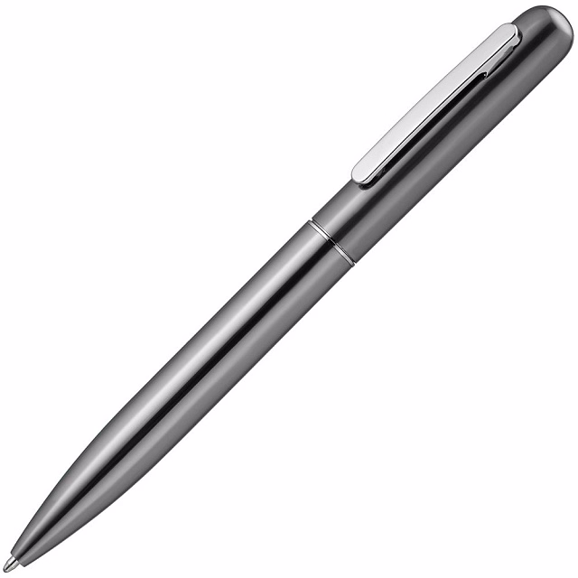 Ручка шариковая Scribo, серо-стальная Ручка шариковая Scribo, серо-стальная
