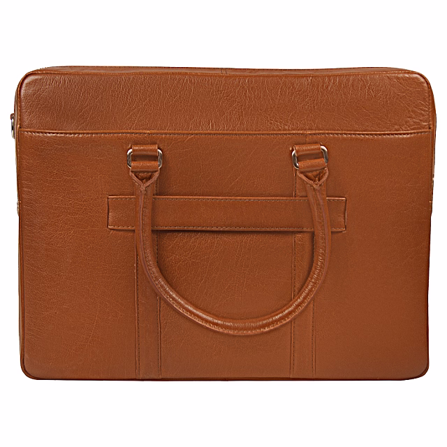 Портфель для ноутбука Vancouver Buffalino Leather из натуральной кожи, коричневый