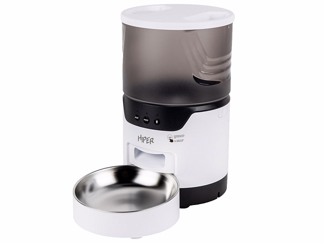 Умная Wi-Fi кормушка IoT Pet Feeder, 3000 мл, белый/черный Умная Wi-Fi кормушка IoT Pet Feeder, 3000 мл, белый/черный