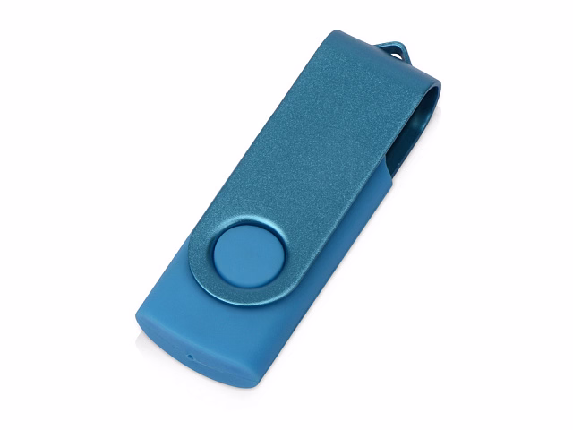 Флеш-карта USB 2.0 8 Gb Квебек Solid, голубой Флеш-карта USB 2.0 8 Gb Квебек Solid, голубой