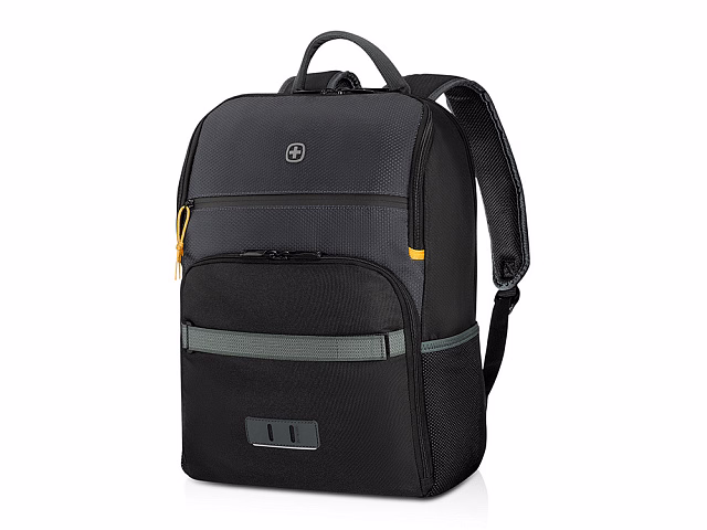 Рюкзак WENGER Move 16, чёрный, переработанный ПЭТ, 33 x 19 x 44 см, 22 л