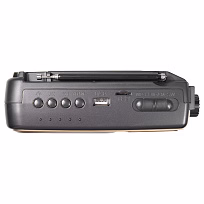 Ретро радио Heritage Melody,  Bluetooth, AM/FM/SW, LED-подсветкой, USB, TF и MP3-плеером, цвет светло-коричневый