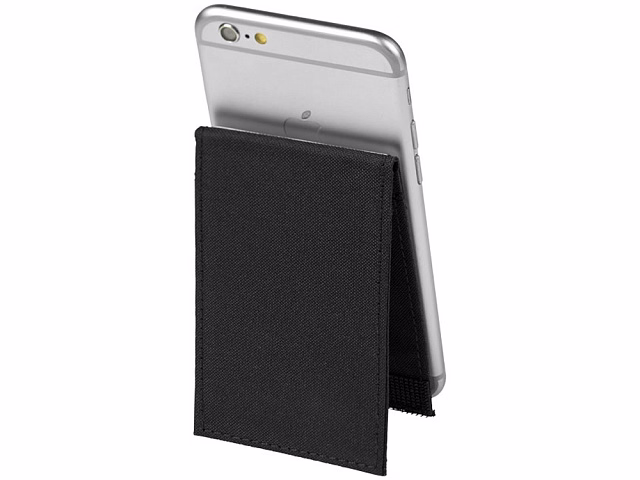 Кошелек-подставка для телефона RFID премиум-класса, черный Кошелек-подставка для телефона RFID премиум-класса, черный
